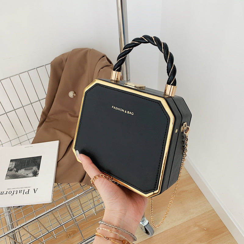Mini Women's Bag Shoulder Bag Cosmetic Bag Trendy Backpack Lady's Bag Hard Shell Stereotyped Bag