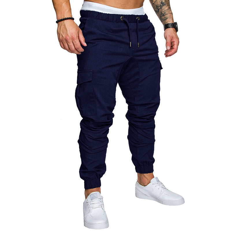 New Men's Casual Tether Elastic Sports Trousers