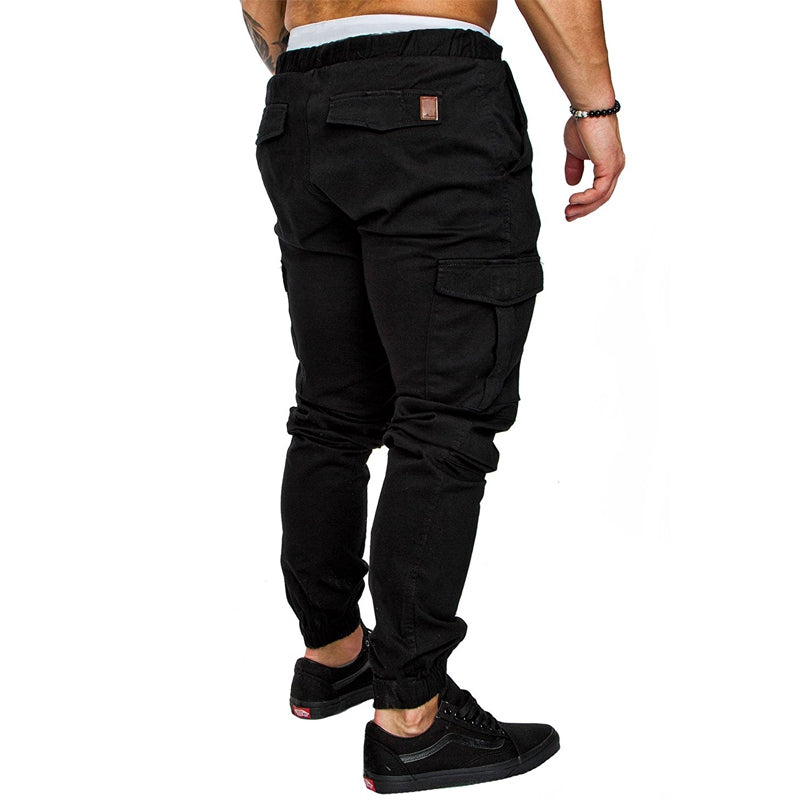 New Men's Casual Tether Elastic Sports Trousers